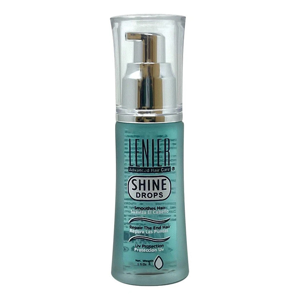 Lenier Keratin Shine Drops Hair Smoothing and Frizz Control Treatment 1.5Oz (45ml)